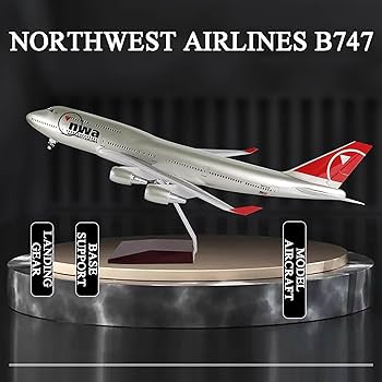 航空機・ヘリコプター NORTHWEST WORLDPLANE B747-400 1/400 航空機・ヘリコプター NORTHWEST WORLDPLANE B747-400 1/400